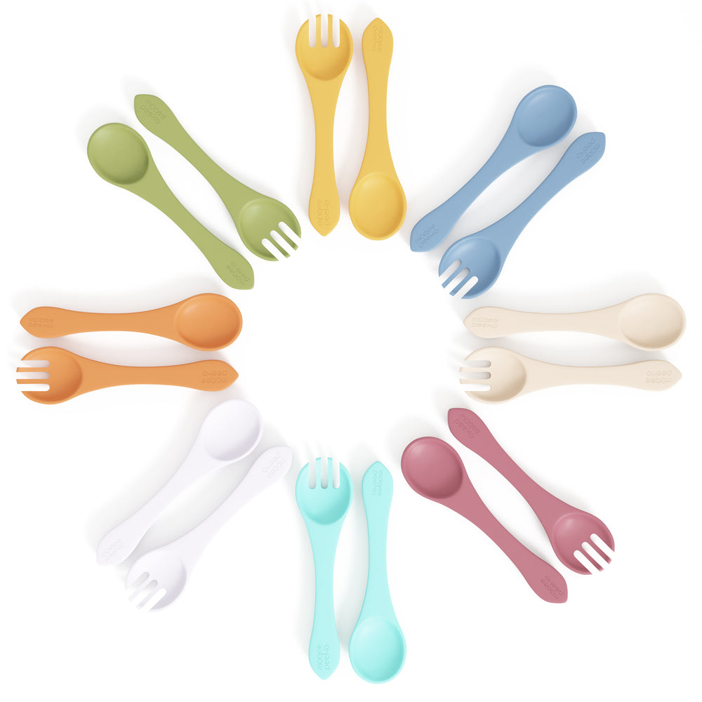 Spoon and Fork Set - Nurturing Independence, Stylishly Crafted