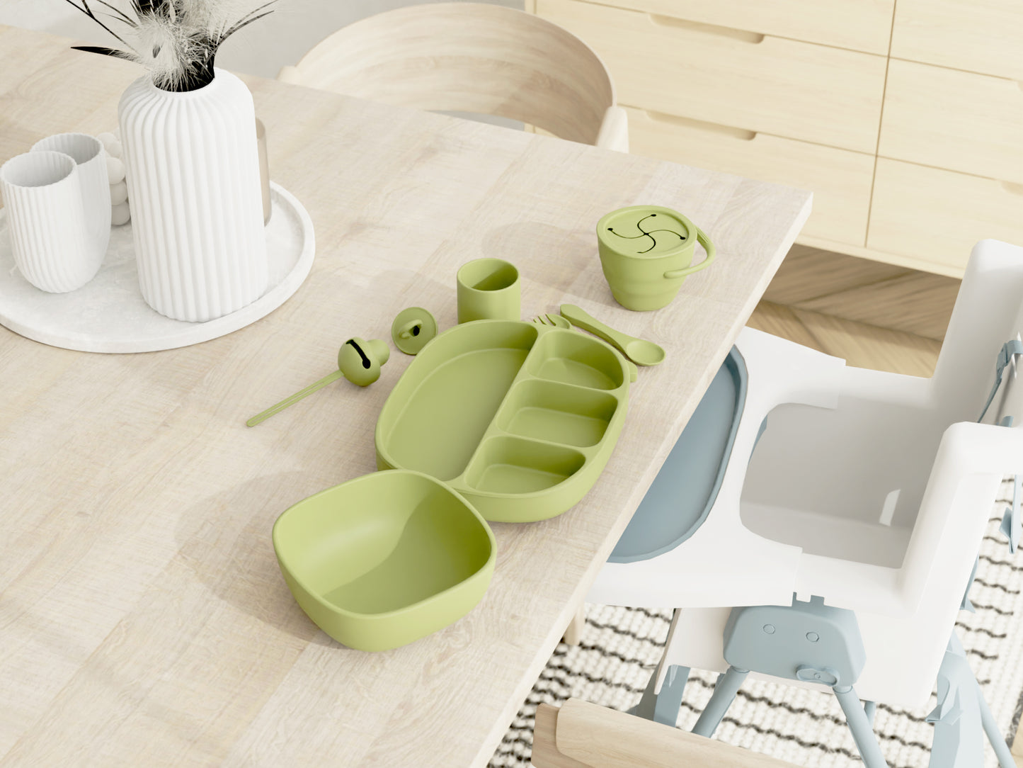 
                  
                    10-Piece Pea Pod Green Feeding Set - The Ultimate Led Weaning Collection
                  
                