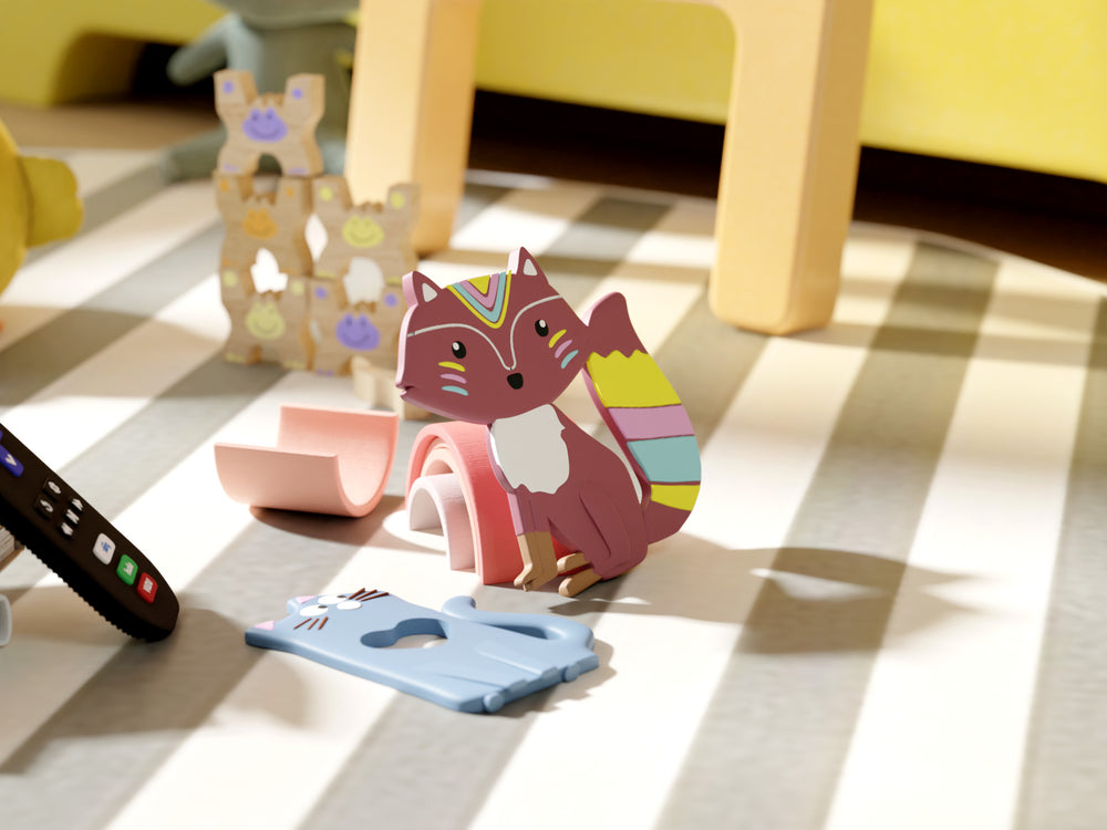 
                  
                    Teething Toy - Turkish Pink Fox Bliss
                  
                