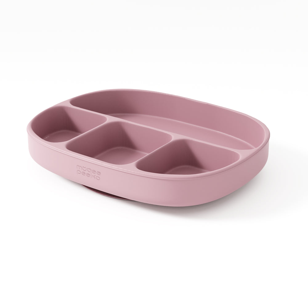 
                  
                    4 Section Silicone Tray with Lid - Ultimate Led Weaning Companion
                  
                