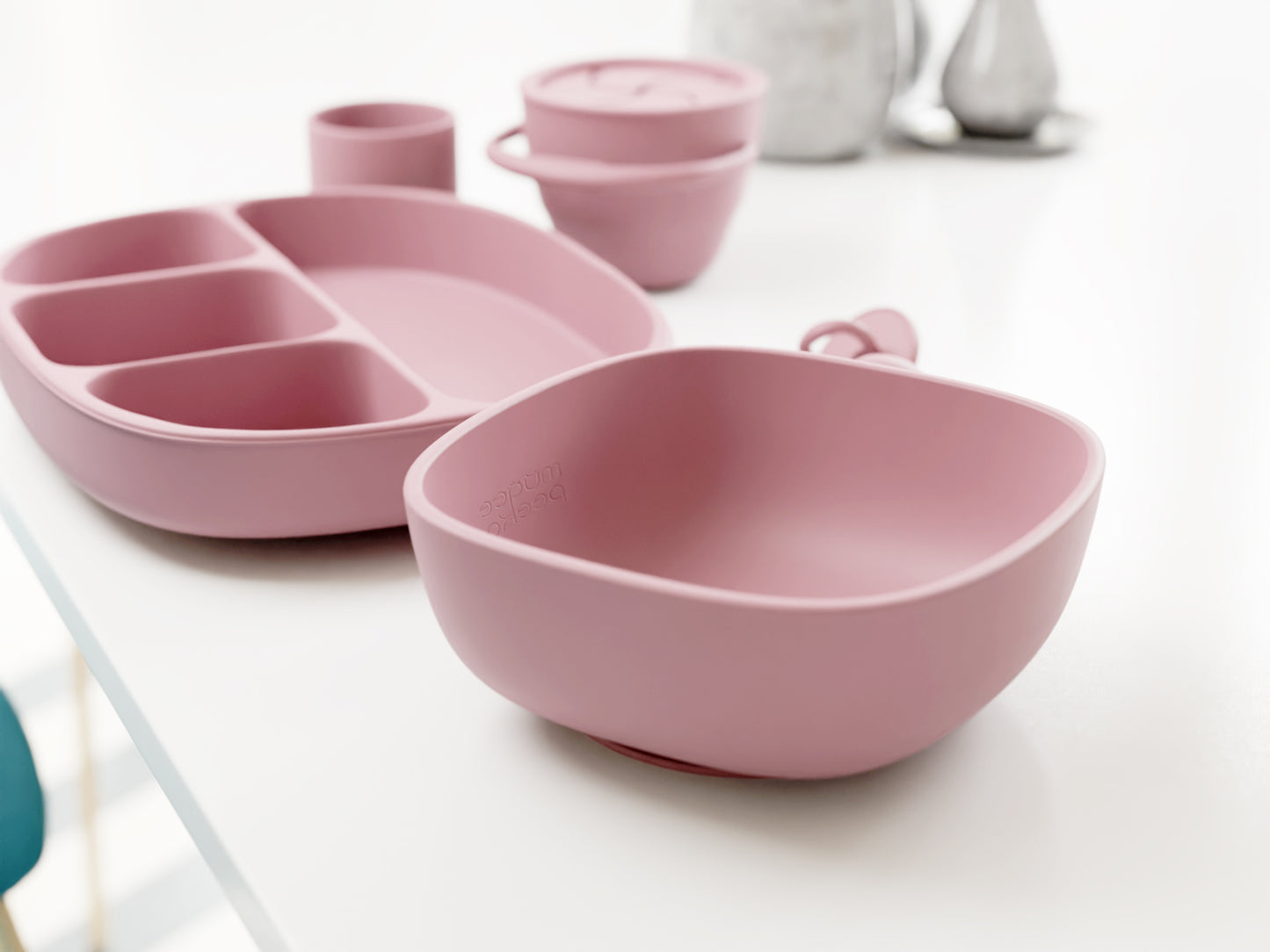 
                  
                    Premium Silicone Square Bowl - Modern Elegance for Little Feasts
                  
                
